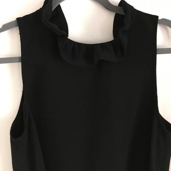 NWT Tuckernuck black ruffle neck Blythe dress S - Picture 7 of 15